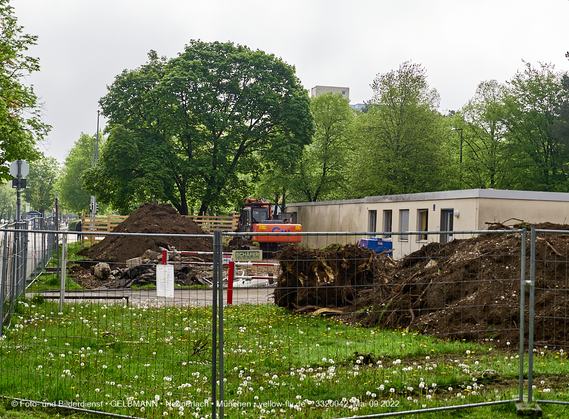 09.05.2022 - Baustelle am Haus für Kinder in Neuperlach
